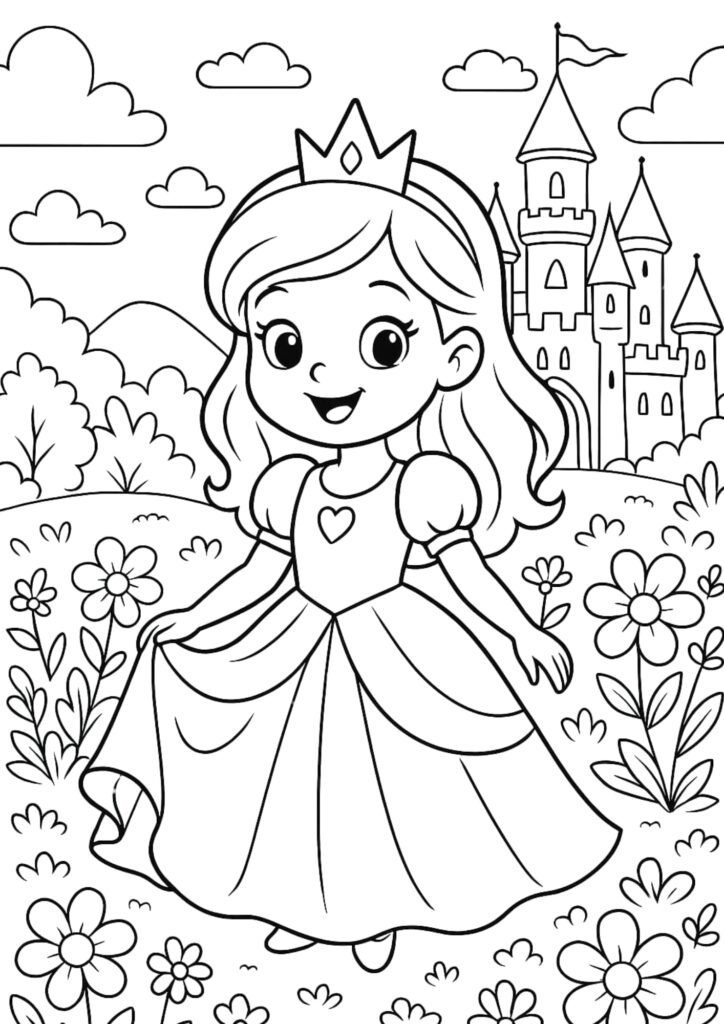 desenhos para colorir princesas