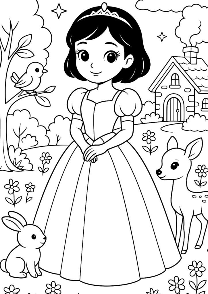 desenhos para colorir princesas
