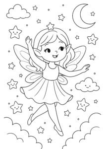 Desenhos para colorir fadas