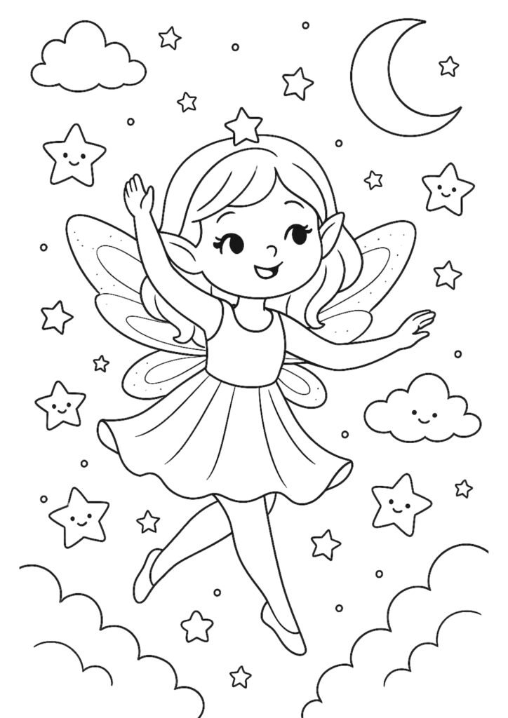 fairies coloring pages