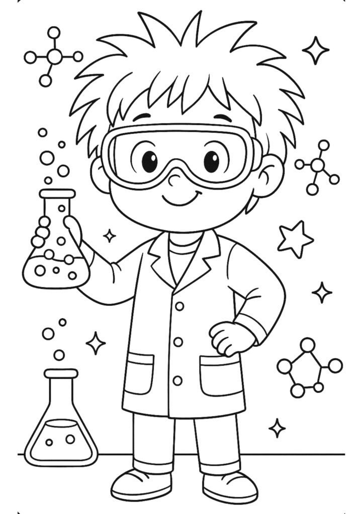 desenhos de profissões para imprimir