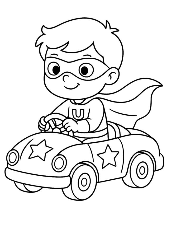 desenhos para colorir meninos