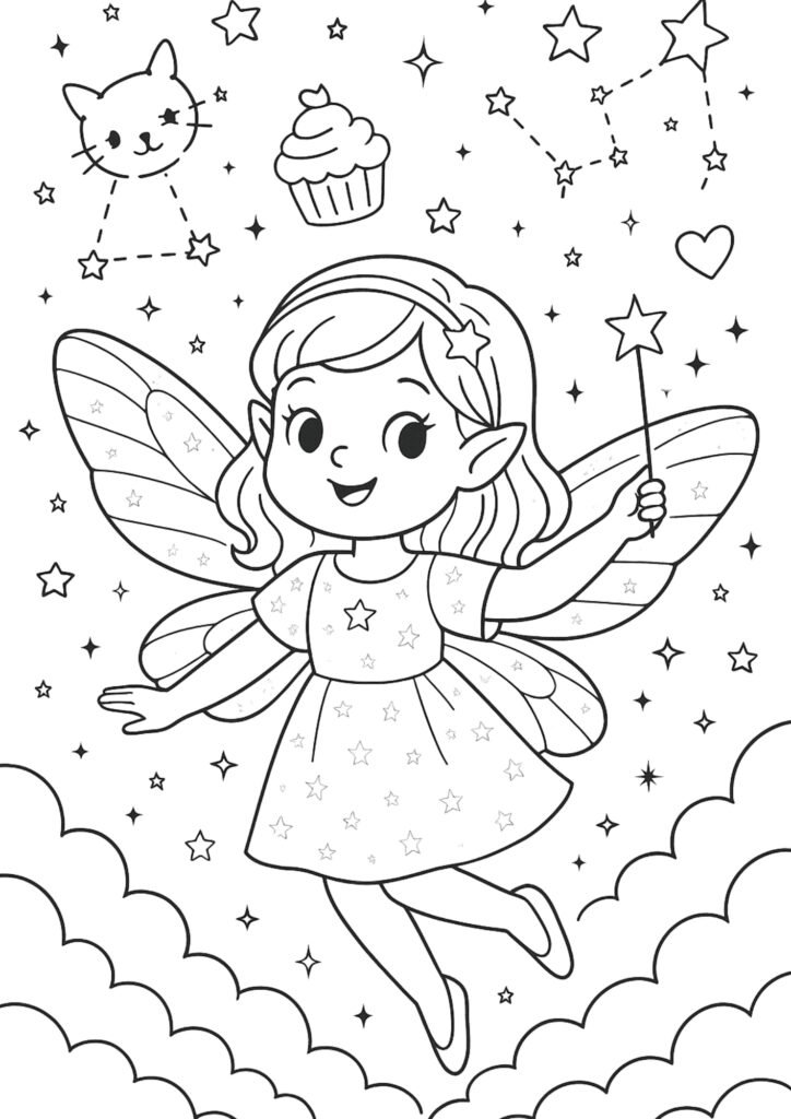 fairies coloring pages