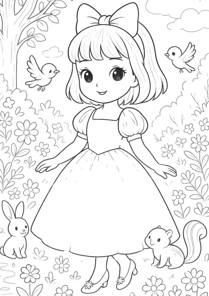 desenhos para colorir princesas