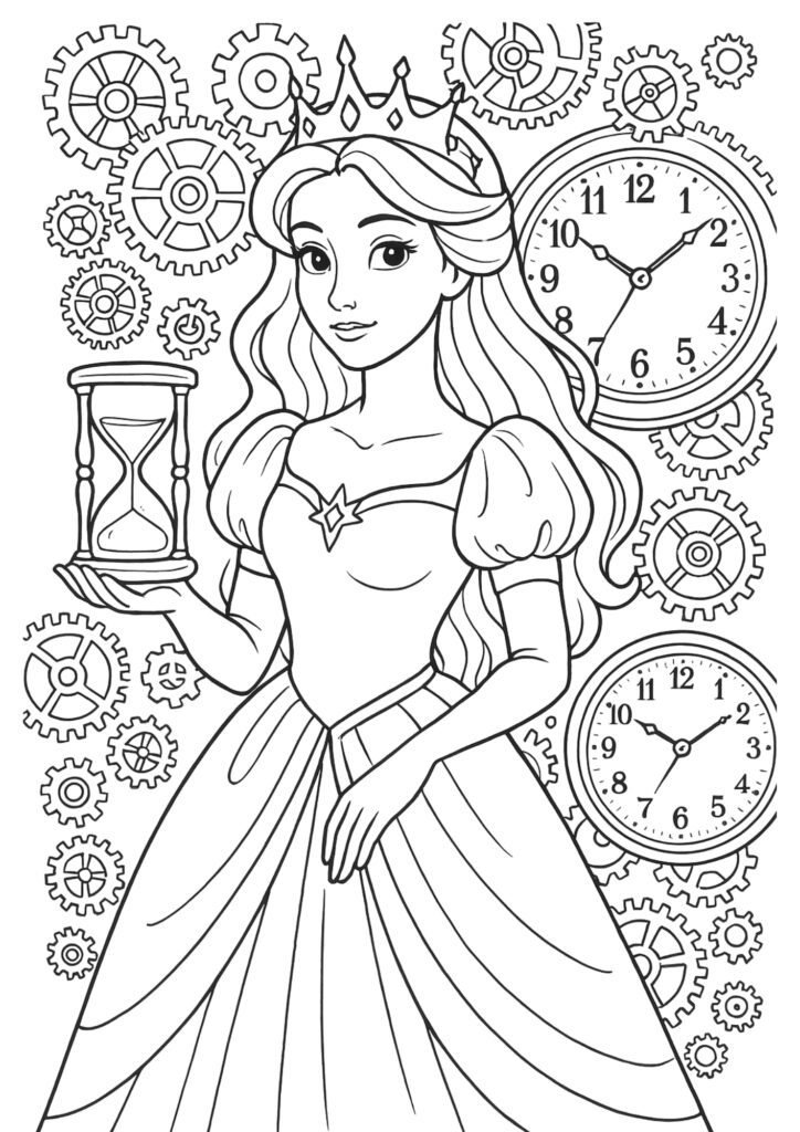 desenhos para colorir de princesas