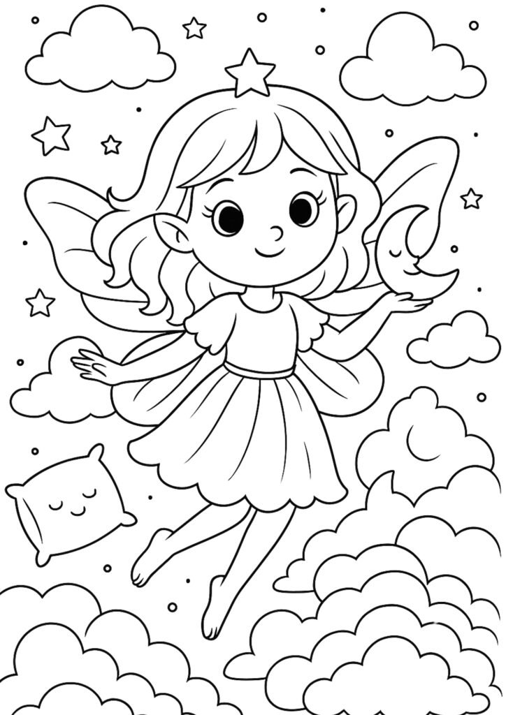 Fairy Coloring Pages