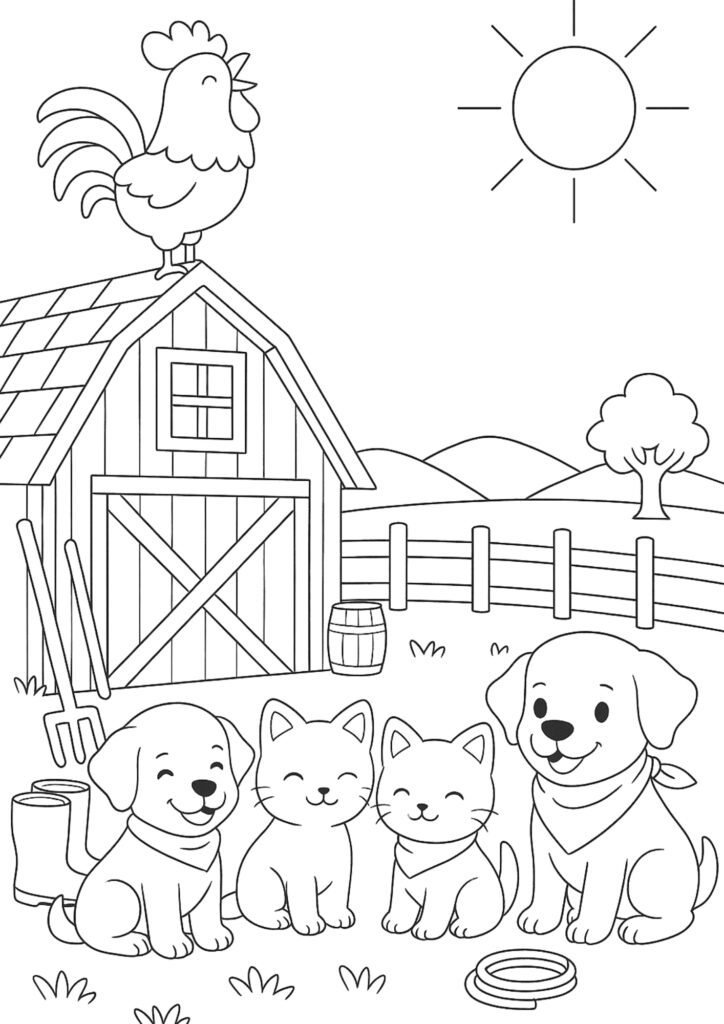 animals coloring