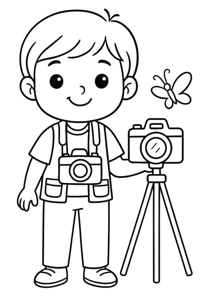 desenhos de profissões para imprimir