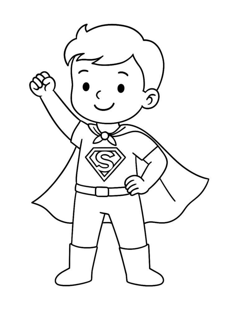 desenhos para colorir meninos