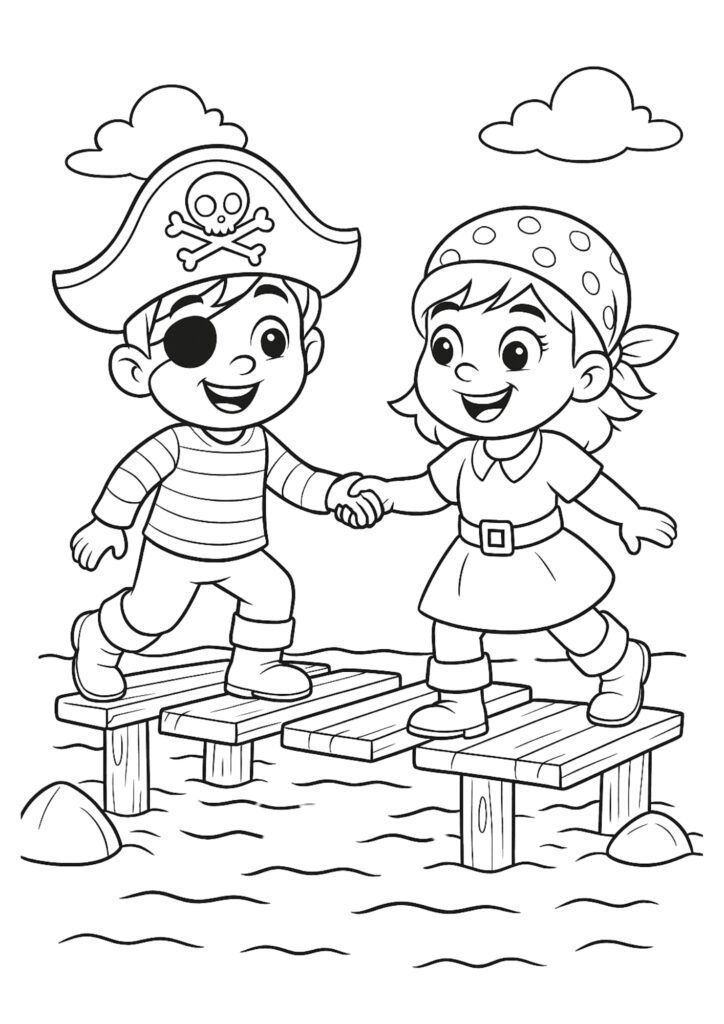 pirate for coloring