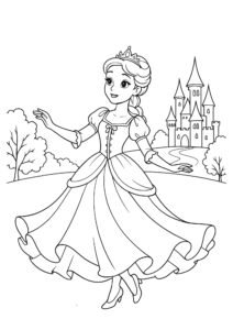 Desenhos para colorir princesas