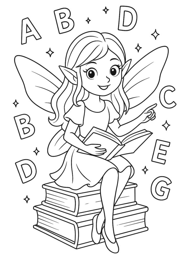 Fairy Coloring Pages