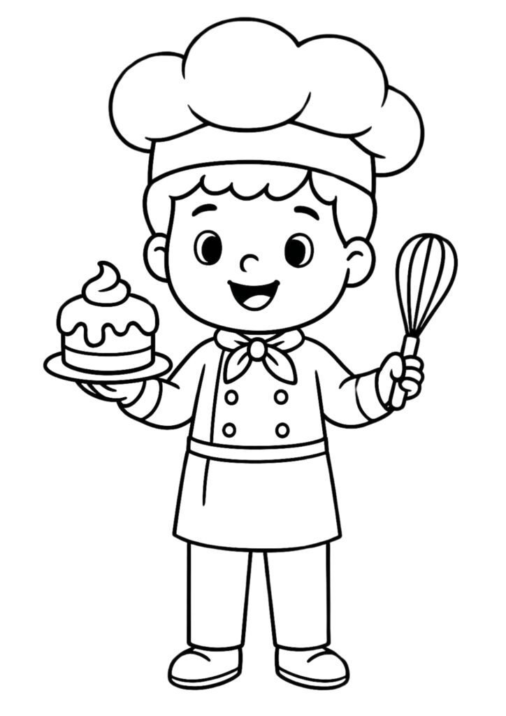 desenhos de profissões para imprimir