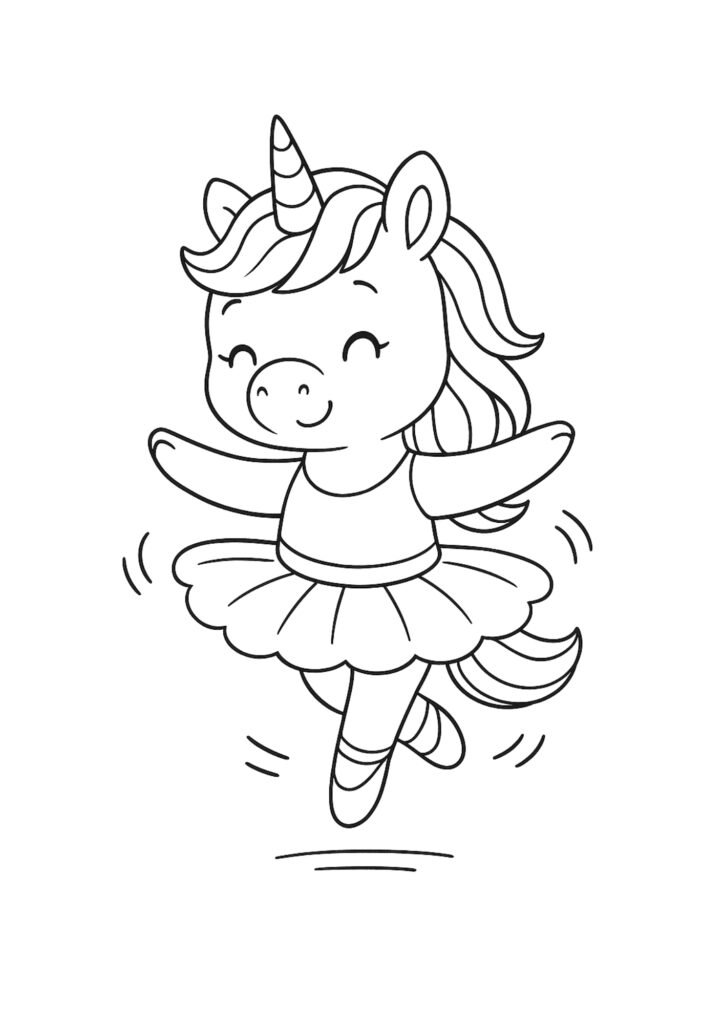 unicornio para colorir