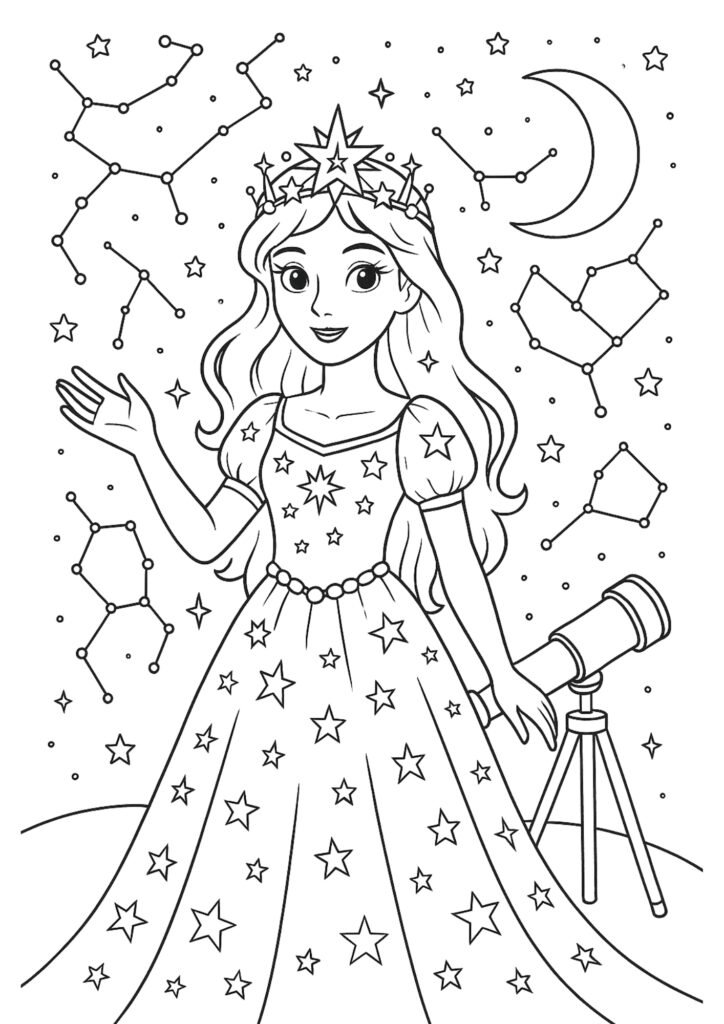 desenhos para colorir de princesas