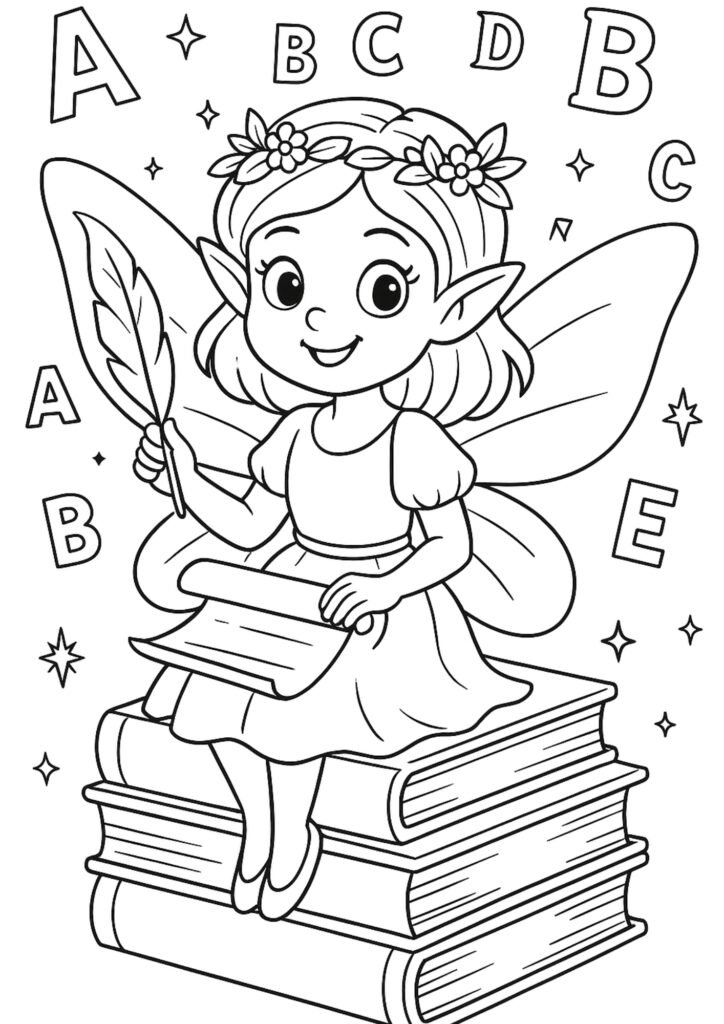 Fairy Coloring Pages