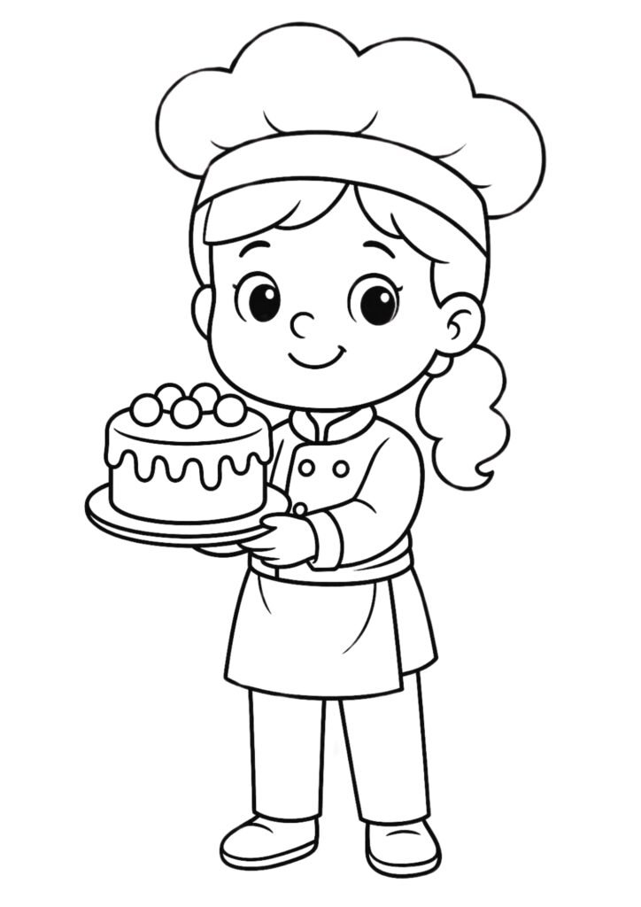 desenhos de profissões para imprimir