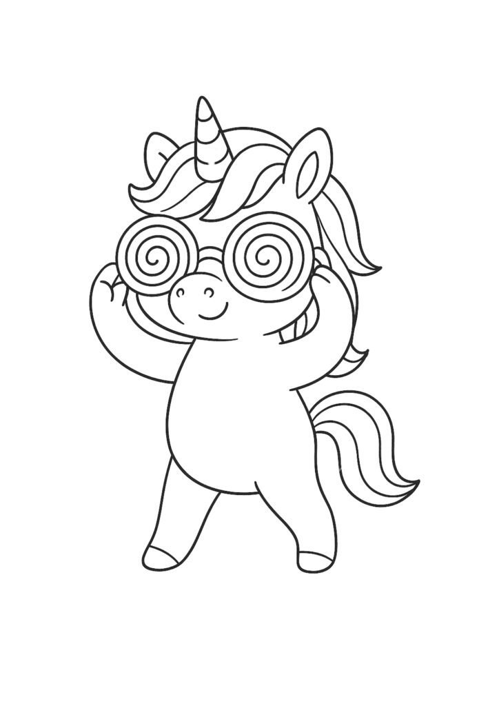 unicornio para colorir