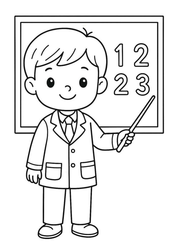 desenhos de profissões para imprimir