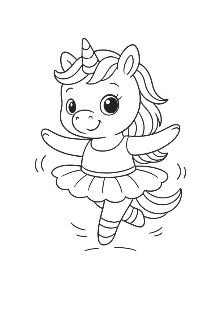 unicornio para colorir