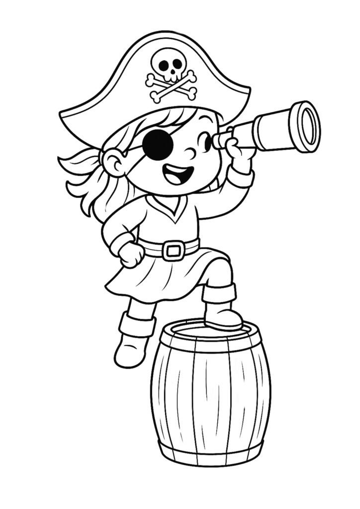 coloring pages pirate