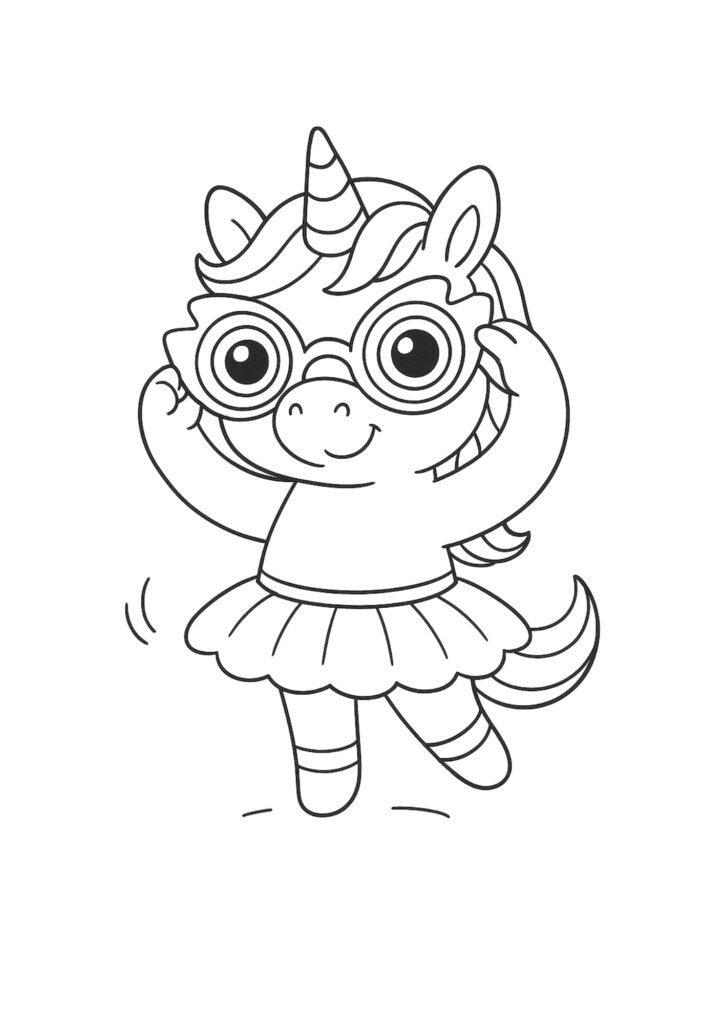 unicornio para colorir