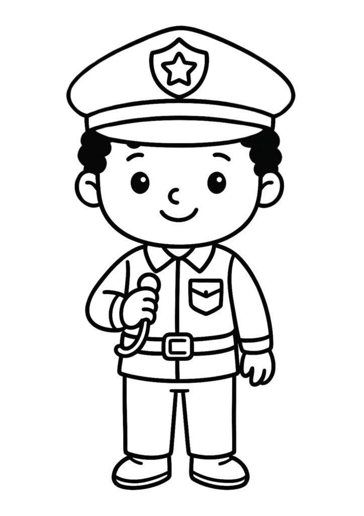 desenhos de profissões para imprimir