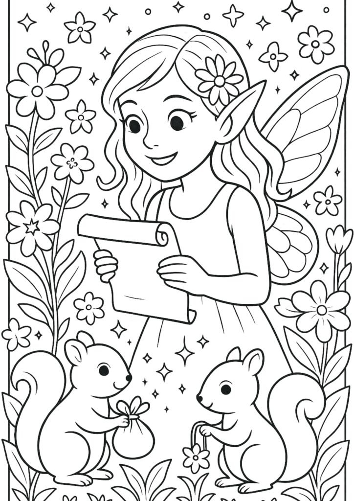 desenhos para colorir fadas