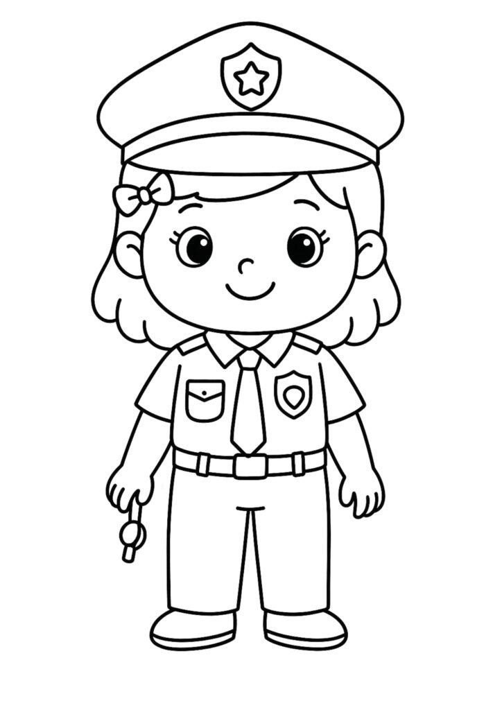 desenhos de profissões para imprimir