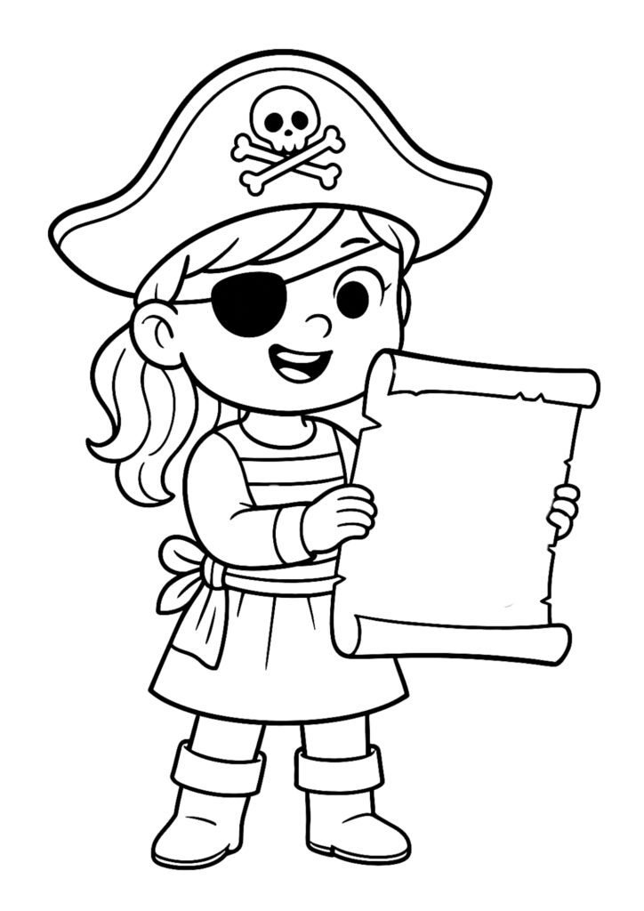 treasure maps coloring pages