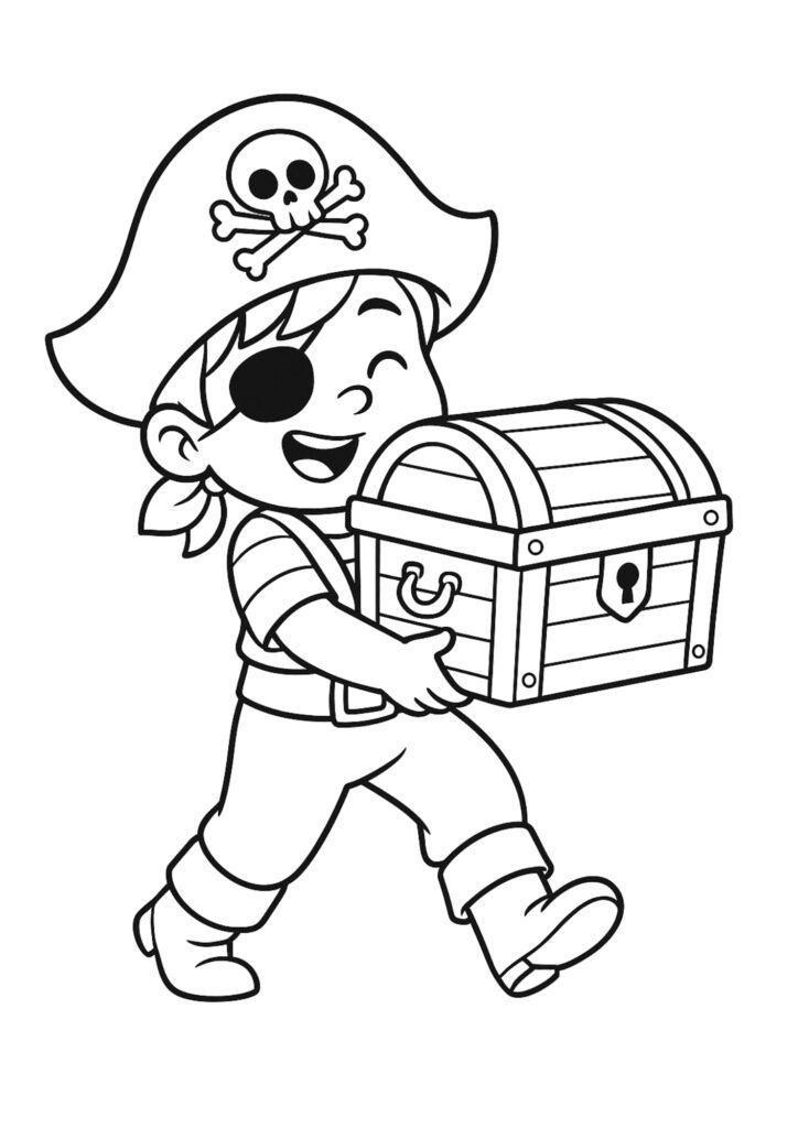 coloring pages pirate