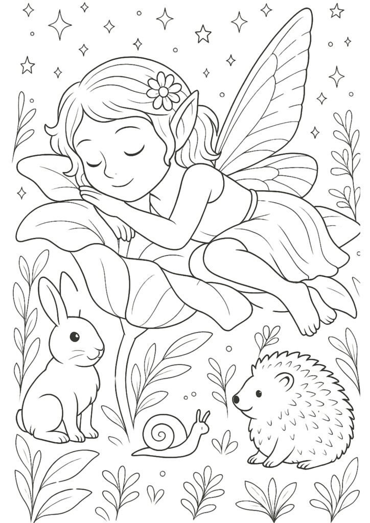 desenhos para colorir fadas