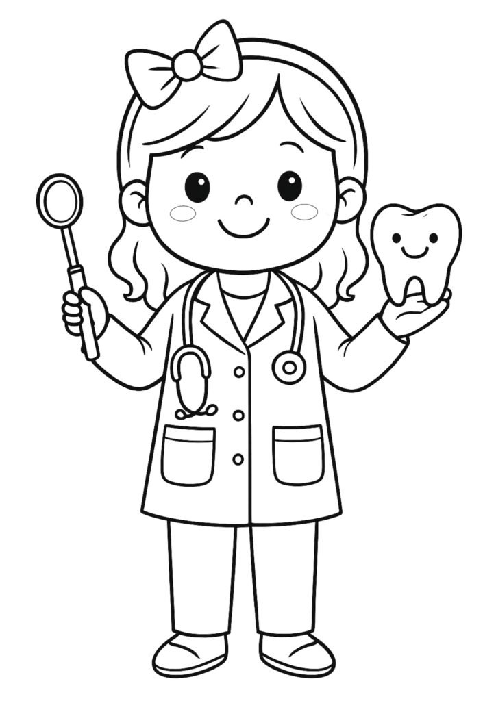 desenhos de profissões para imprimir