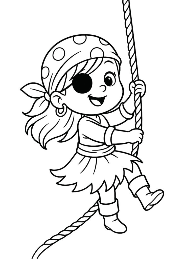 coloring pages pirate