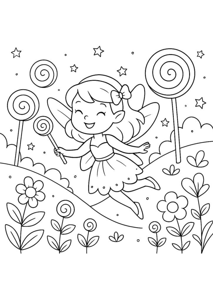 desenhos para colorir fadas