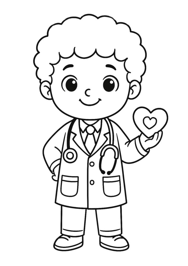 desenhos de profissões para imprimir