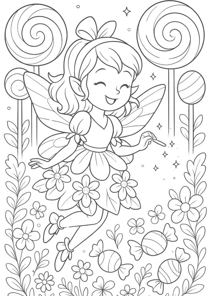 desenhos para colorir fadas