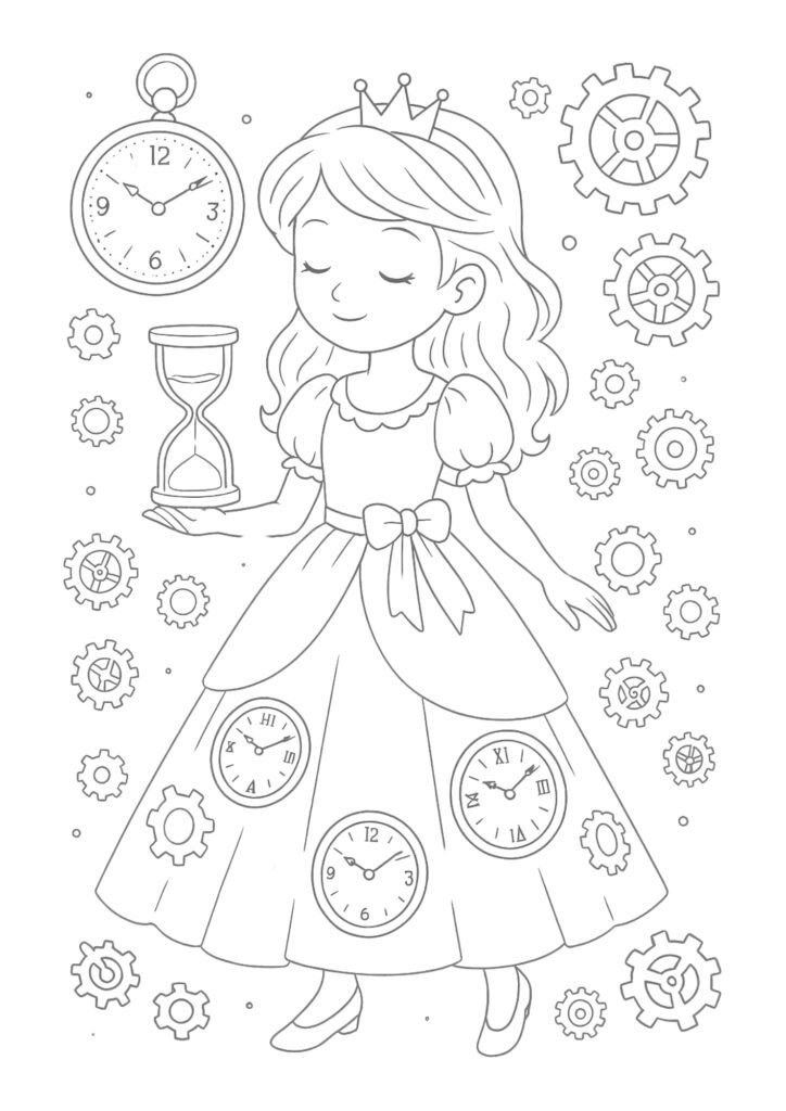 desenhos para colorir de princesas