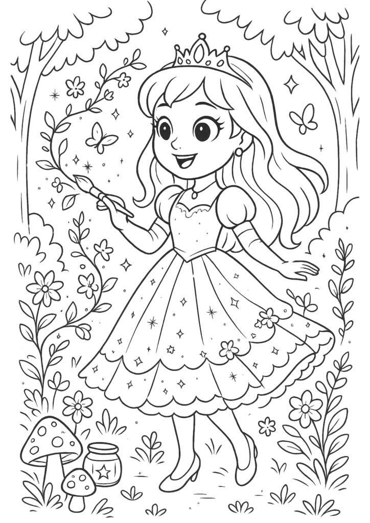 desenhos para colorir de princesas