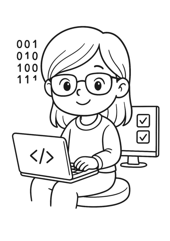 desenhos de profissões para imprimir