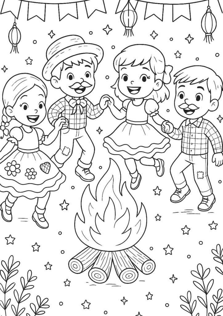 desenhos-para-colorir-festa-junina