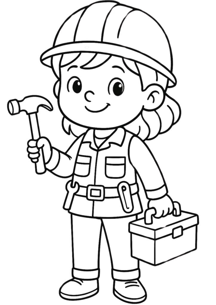 Desenhos para colorir profissões