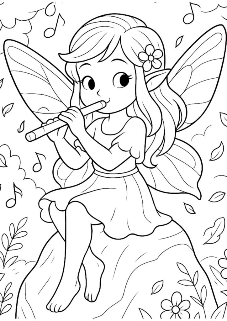 desenhos para colorir fadas