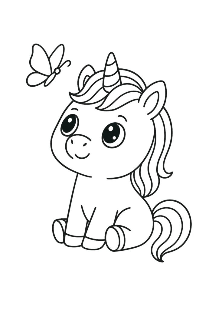 unicornio para colorir
