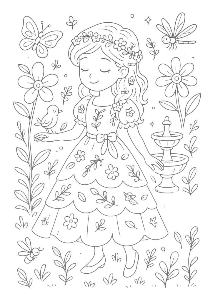 desenhos para colorir de princesas