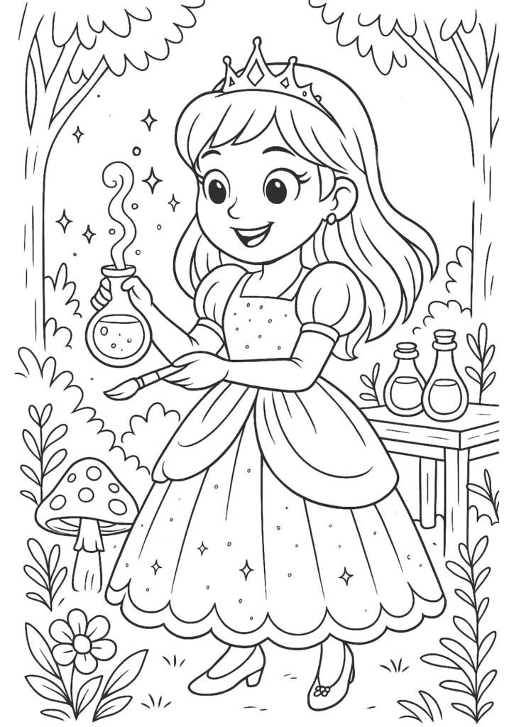desenhos para colorir de princesas