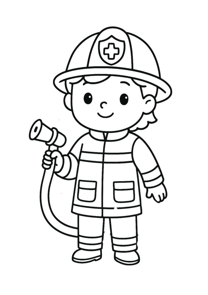 desenhos de profissões para imprimir