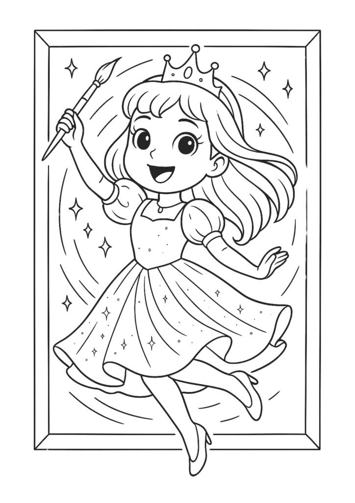 desenhos para colorir de princesas