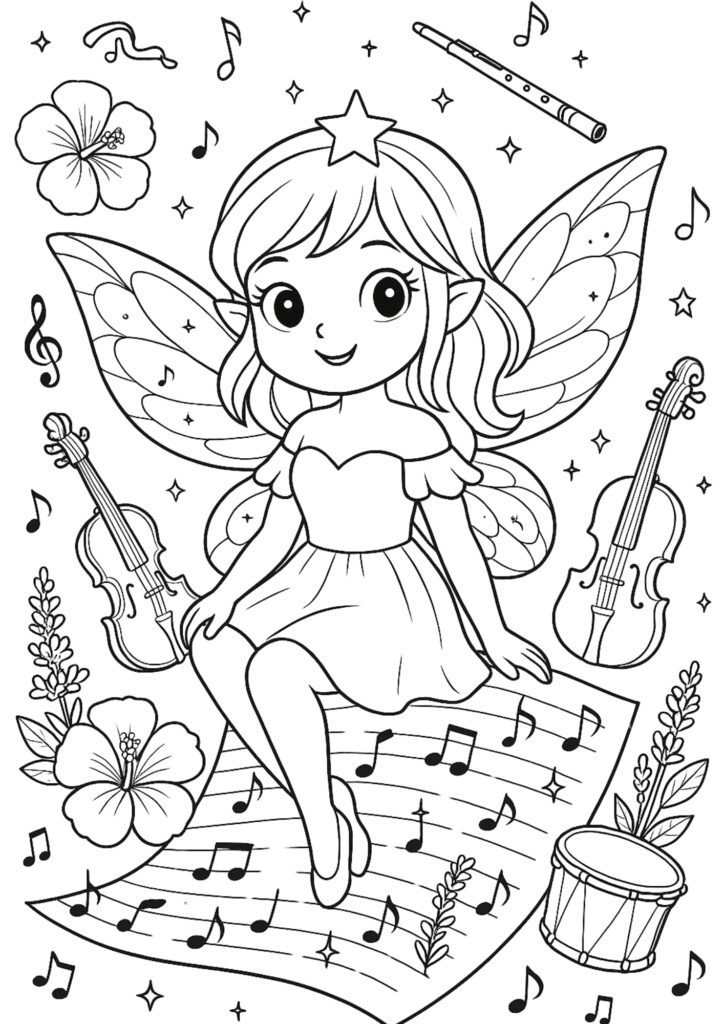 desenhos para colorir fadas