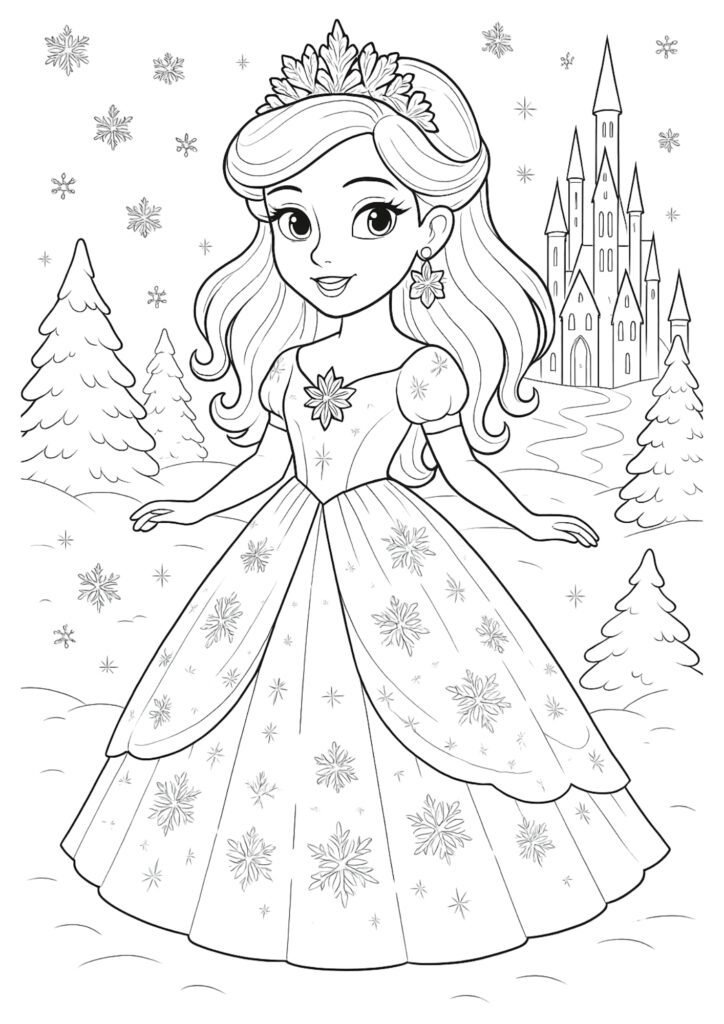 desenhos para colorir princesas